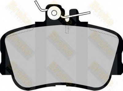 BRAKE ENGINEERING pa969 -  Комплект тормозных колодок, дисковый тормоз
